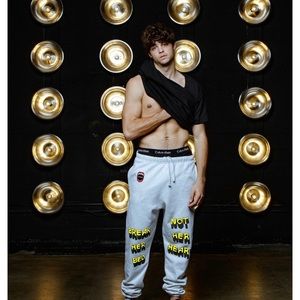 “Break her bed not her heart” sweatpants